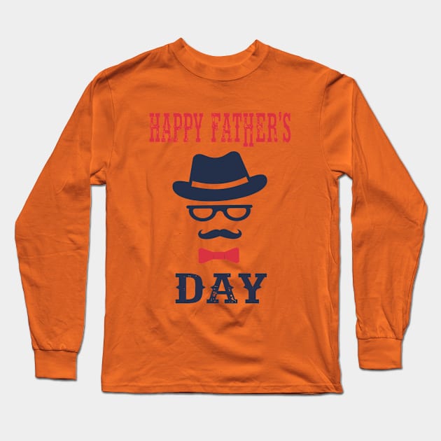 Happy Father's Day Long Sleeve T-Shirt by care store